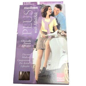 Mediven Plus MediSilk Compression Calf 30-40 Beige Sz VI Closed Toe 29806 NEW